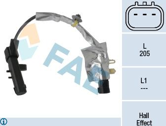 FAE 79375 - Датчик імпульсів, колінчастий вал autozip.com.ua