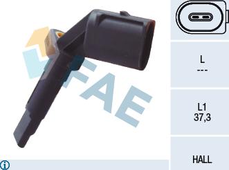 FAE 78090 - Датчик ABS, частота обертання колеса autozip.com.ua