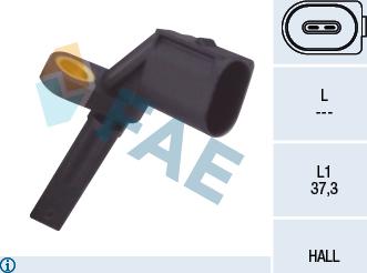 FAE 78061 - Датчик ABS, частота обертання колеса autozip.com.ua