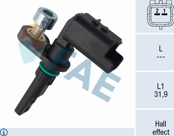 FAE 78775 - Датчик ABS, частота обертання колеса autozip.com.ua