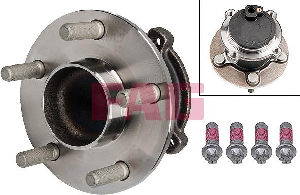 FAG 713 6605 20 - Комплект підшипника маточини колеса autozip.com.ua