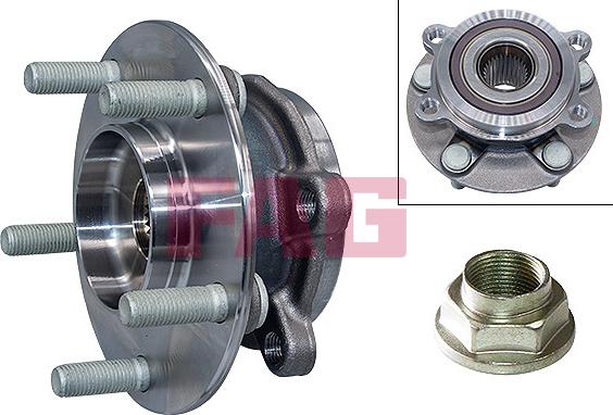 FAG 713 6159 80 - Комплект підшипника маточини колеса autozip.com.ua