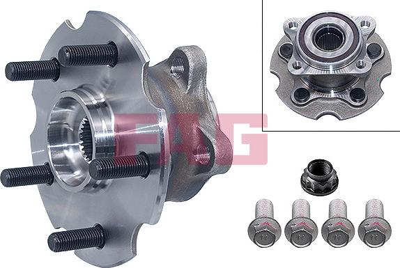 FAG 713 6189 80 - Комплект підшипника маточини колеса autozip.com.ua