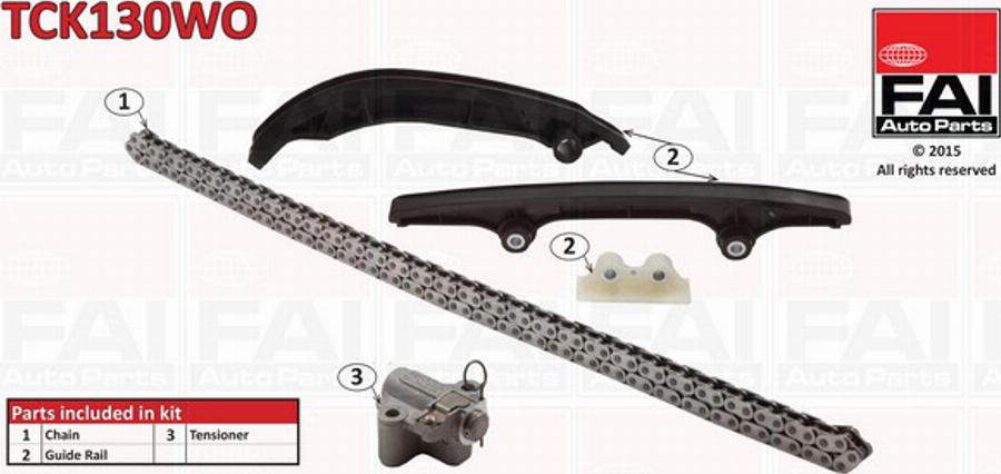 FAI TCK130WO - Комплект ланцюга приводу распредвала autozip.com.ua