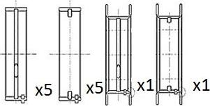 FAI AutoParts BM1059-STD - Підшипник коленвала autozip.com.ua