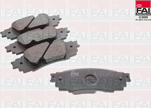 FAI BP569 - Гальмівні колодки, дискові гальма autozip.com.ua
