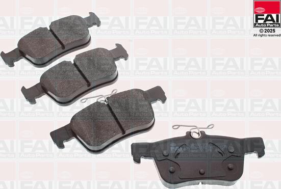 FAI BP190 - Гальмівні колодки, дискові гальма autozip.com.ua