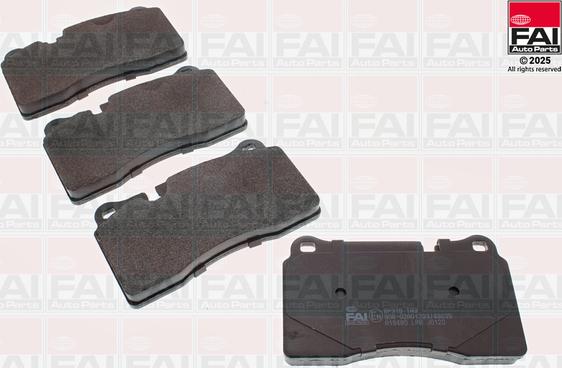 FAI BP319 - Гальмівні колодки, дискові гальма autozip.com.ua