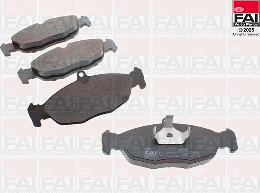 FAI BP707 - Гальмівні колодки, дискові гальма autozip.com.ua