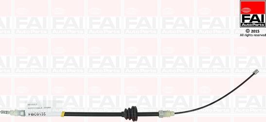 FAI AutoParts FBC0135 - Трос, гальмівна система autozip.com.ua