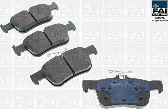 FAI FPBP535 - Гальмівні колодки, дискові гальма autozip.com.ua