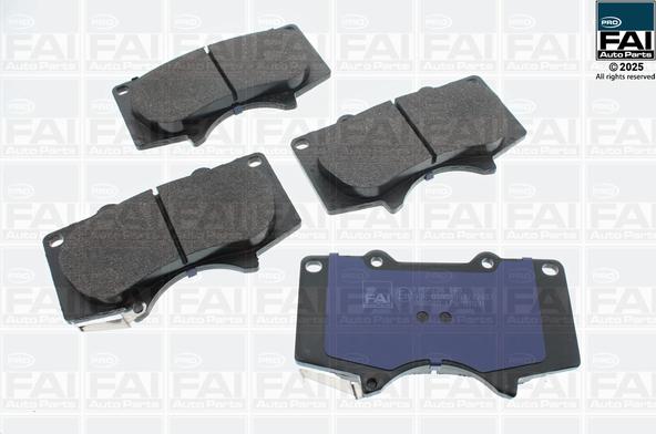 FAI FPBP238 - Гальмівні колодки, дискові гальма autozip.com.ua