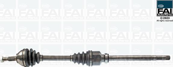 FAI AutoParts FPDS111 - Приводний вал autozip.com.ua