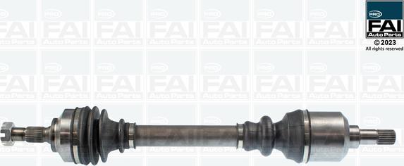 FAI AutoParts FPDS124 - Приводний вал autozip.com.ua