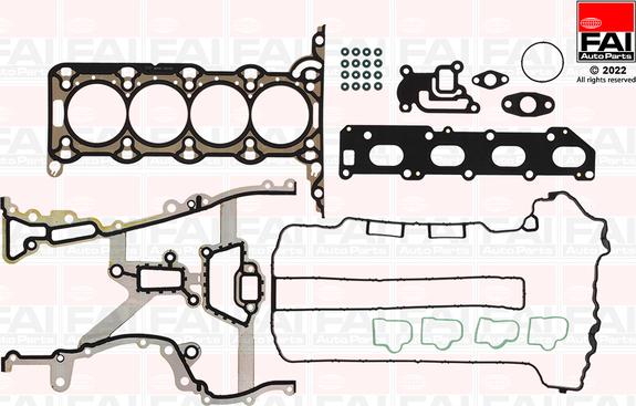 FAI AutoParts HS1367 - Комплект прокладок, головка циліндра autozip.com.ua