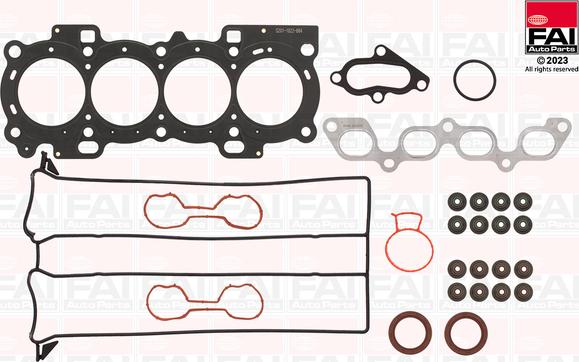 FAI AutoParts HS884 - Комплект прокладок, головка циліндра autozip.com.ua