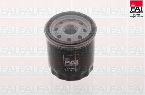 FAI AutoParts OF103 - Масляний фільтр autozip.com.ua