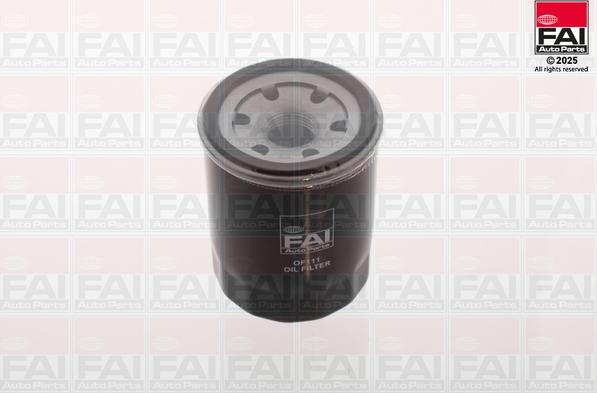 FAI AutoParts OF111 - Масляний фільтр autozip.com.ua