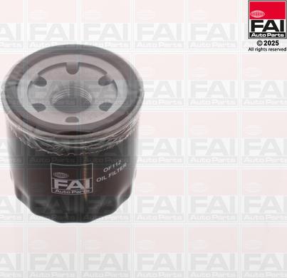 FAI AutoParts OF112 - Масляний фільтр autozip.com.ua