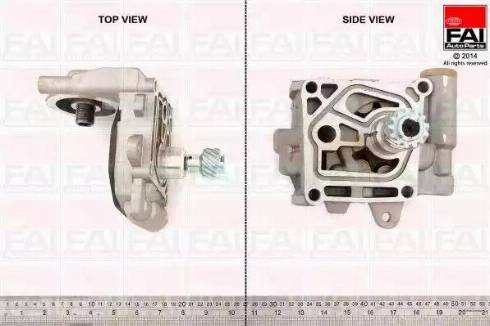 FAI AutoParts OP208 - Масляний насос autozip.com.ua