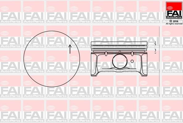 FAI PK18-000 - Поршень autozip.com.ua