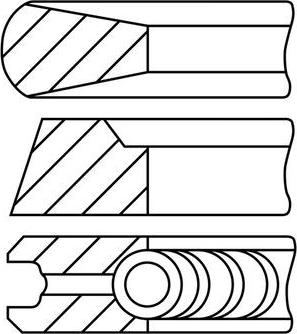 FAI AutoParts PR27-000 - Комплект поршневих кілець autozip.com.ua