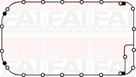 FAI AutoParts SG752 - Прокладка, масляна ванна autozip.com.ua