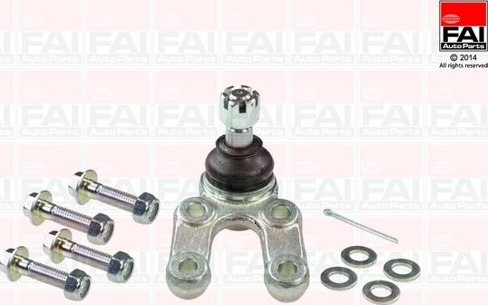 FAI AutoParts SS4384 - Шарова опора, несучий / направляючий шарнір autozip.com.ua