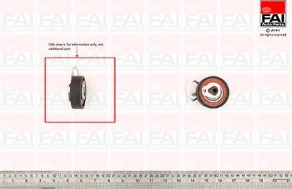 FAI AutoParts T9509 - Натяжна ролик, ремінь ГРМ autozip.com.ua