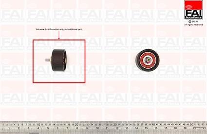 FAI AutoParts T9377 - Паразитний / Провідний ролик, зубчастий ремінь autozip.com.ua