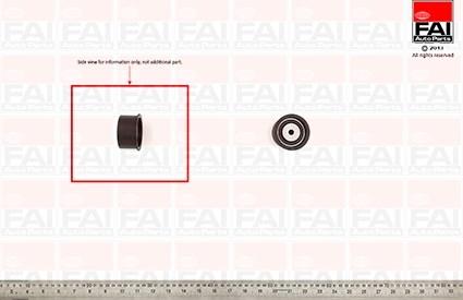 FAI AutoParts T9259 - Паразитний / Провідний ролик, зубчастий ремінь autozip.com.ua