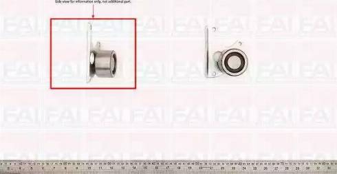 FAI AutoParts T3002 - Паразитний / Провідний ролик, зубчастий ремінь autozip.com.ua