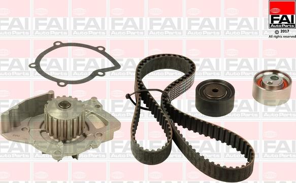 FAI AutoParts TBK480-6310 - Водяний насос + комплект зубчатого ременя autozip.com.ua