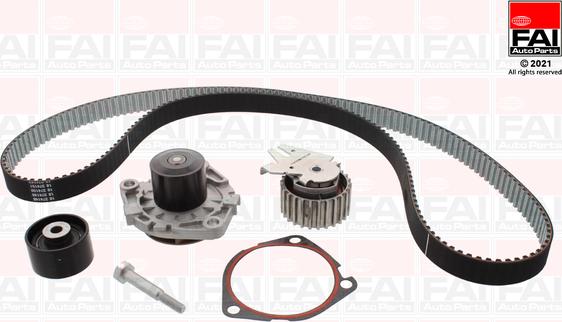 FAI AutoParts TBK433-6332 - Водяний насос + комплект зубчатого ременя autozip.com.ua