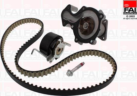 FAI AutoParts TBK551-6622 - Водяний насос + комплект зубчатого ременя autozip.com.ua