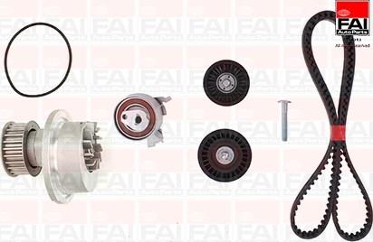 FAI AutoParts TBK156-3084 - Водяний насос + комплект зубчатого ременя autozip.com.ua