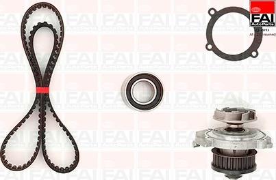 FAI AutoParts TBK187-6260 - Водяний насос + комплект зубчатого ременя autozip.com.ua