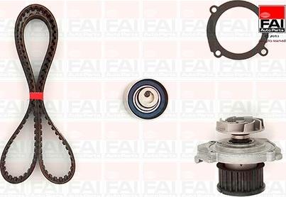 FAI AutoParts TBK371-6296 - Водяний насос + комплект зубчатого ременя autozip.com.ua