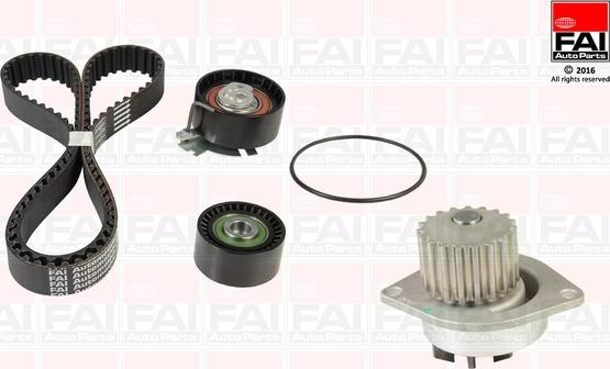 FAI AutoParts TBK252-6038 - Водяний насос + комплект зубчатого ременя autozip.com.ua