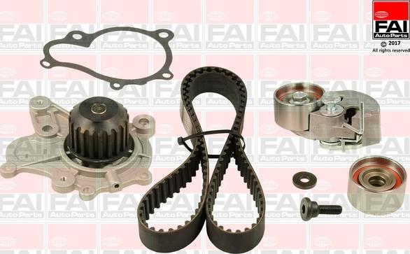 FAI AutoParts TBK225-6528 - Водяний насос + комплект зубчатого ременя autozip.com.ua