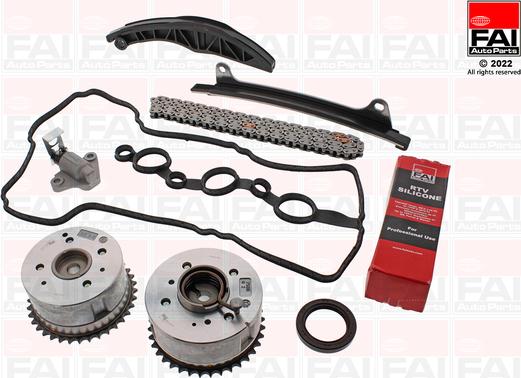 FAI AutoParts TCK407VVT - Комплект ланцюга приводу распредвала autozip.com.ua