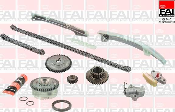 FAI AutoParts TCK139VVT - Комплект ланцюга приводу распредвала autozip.com.ua