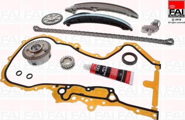 FAI AutoParts TCK202L3VVT - Комплект ланцюга приводу распредвала autozip.com.ua