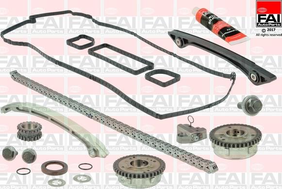 FAI AutoParts TCK288VVT - Комплект ланцюга приводу распредвала autozip.com.ua