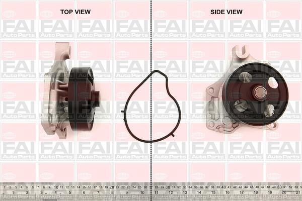 FAI AutoParts WP6473 - Водяний насос autozip.com.ua