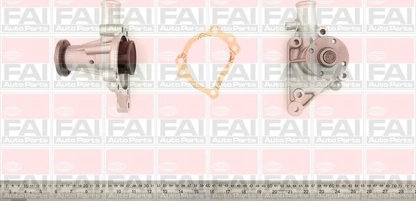 FAI AutoParts WP3709P - Водяний насос autozip.com.ua