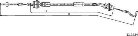 FARE 25514 - Тросик газу autozip.com.ua