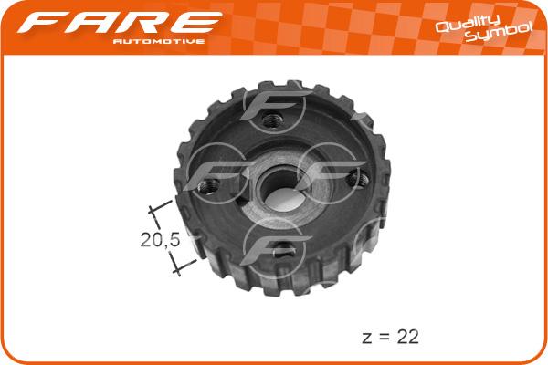 FARE SA 10569 - Шестерня, колінчастий вал autozip.com.ua