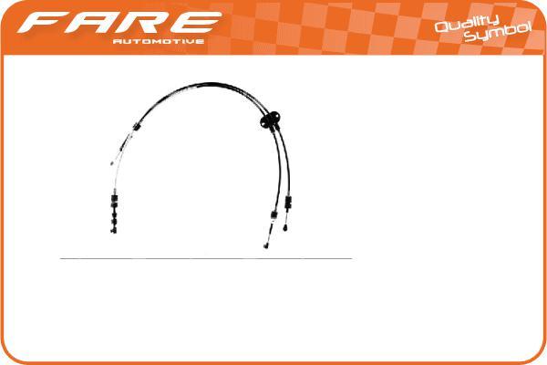 FARE SA 31798 - Трос, ступінчаста коробка передач autozip.com.ua