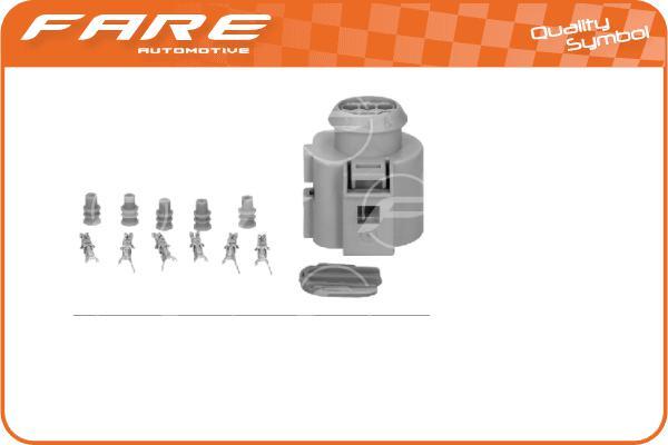 FARE SA 26602 - Ремонтний комплект кабелю, клапан повернення ОГ autozip.com.ua